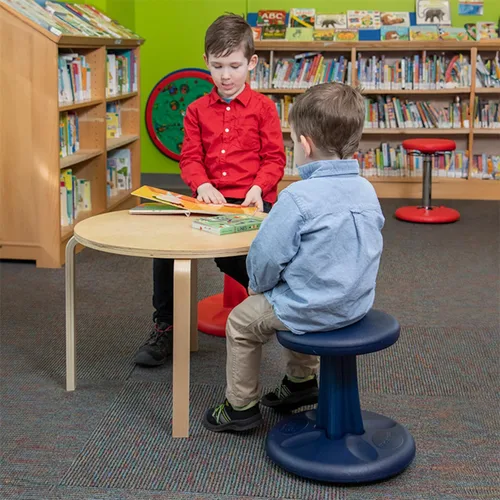 Vista 5 de Silla bamboleante para niños y adolescentes, para una experiencia activa donde los niños ya no tendrán que sentarse fijamente, "el mejor asiento