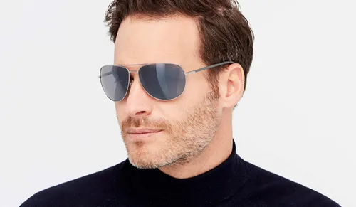 Vista 5 de Revo Tarquina de gafas de sol filtros de lente polarizados UV marco de aviador de metal