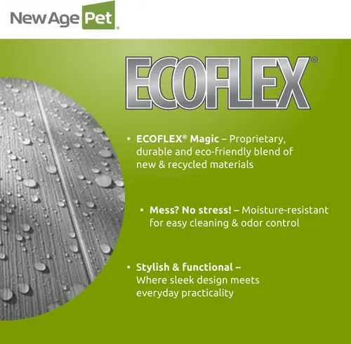 Vista 4 de New Age Pet ECOFLEX - Apilador Mojave grande negro para hábitats de reptiles 10 años de garantía limitada del fabricante Diseño apilable, se