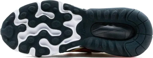 Vista 5 de Nike Youth Air Max 270 React (GS) BQ0103 015 - Talla 6, Gris hierrocarmesíocéano profundo