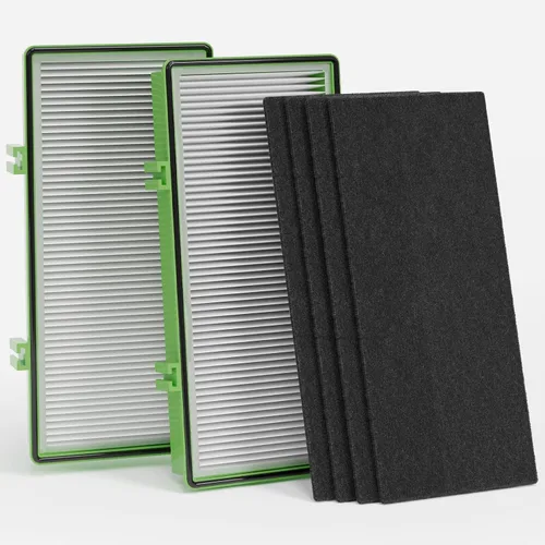 Vista 10 de Leemone Reemplazo de filtro Aer1 para purificadores de aire Holmes, HAPF30AT (4 filtros HEPA reales + 8 filtros de refuerzo de carbono), paquete de 2