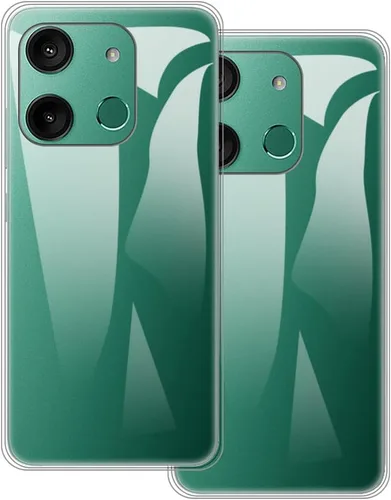 Vista 9 de Paquete de 2 fundas de TPU para HMD Aura - transparente+negro Negro (Clear+Black)