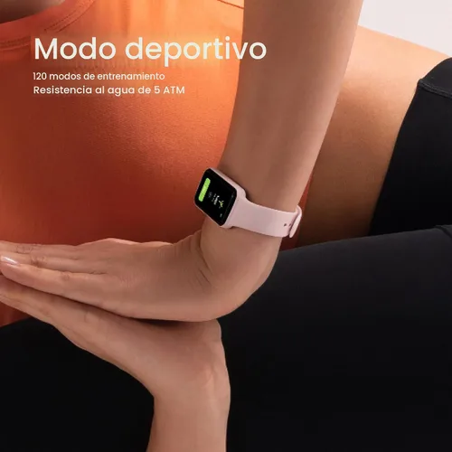 Vista 5 de Amazfit Band 7 - Monitor de actividad física, batería de 18 días, Alexa integrado, pantalla AMOLED 1.47 pulgadas, monitor de frecuencia cardíaca