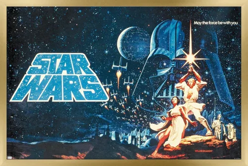 Vista 12 de Star Wars: A New Hope - Póster de pared horizontal, 34 pulgadas de largo x 22.4 pulgadas de ancho, versión premium sin marco