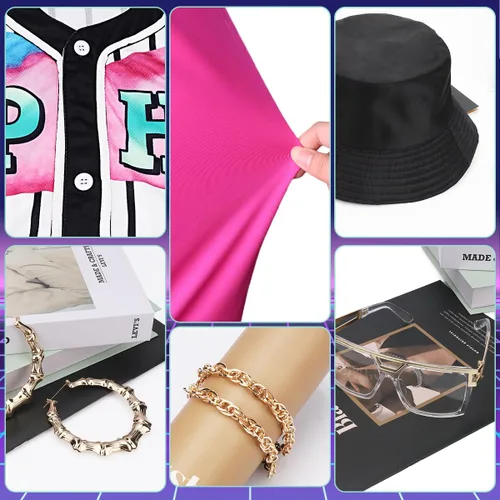Vista 4 de WILDPARTY Traje de los años 80 y 90 para mujer, disfraz unisex de hip hop, camiseta de béisbol, pantalones de yoga, accesorios de rapero