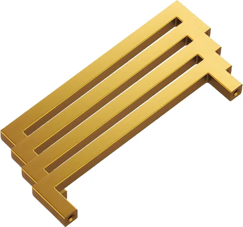 Vista 51 de Hickory Hardware - HH075326-BGB - Manija de la colección Skylight, 3 pulgadas de centro a centro, latón dorado cepillado.