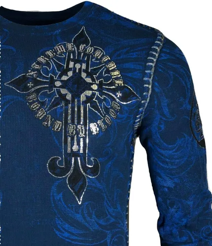 Vista 7 de Xtreme Couture by Affliction - Camisa térmica para hombre Hercules
