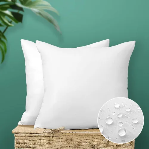 Vista 10 de OTOSTAR Insertos de almohada impermeables de alta calidad, paquete de 1 cojín cuadrado para jardín, banco, patio, rellenos de almohada decorativos 1