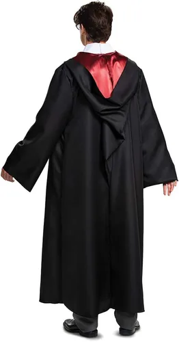 Vista 2 de Túnica de Harry Potter de calidad, capas temáticas del mundo mágico de la Casa Hogwarts para adultos, accesorio para disfraces con calidad