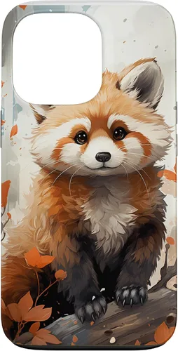 Vista 10 de Cute Red Panda, Red Panda Lover Case for iPhone 17