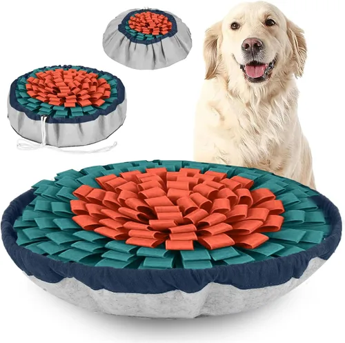 Vista 10 de PET ARENA Alfombrilla de olfateo para perros - Juguete de rompecabezas interactivo ajustable para razas grandes y pequeñas, alimentador lento