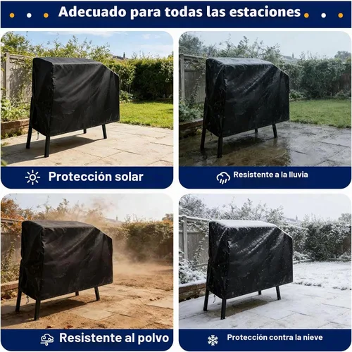 Vista 8 de Cubierta de plancha para plancha Blackstone de 22 pulgadas con capucha y Cubierta de plancha impermeable resistente a la decoloración y antiviento