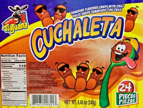 Vista 4 de Cuchaleta - Caramelo de cuchara sabor tamarindo con chile: Cucharitas de sabor tamarindo con chile