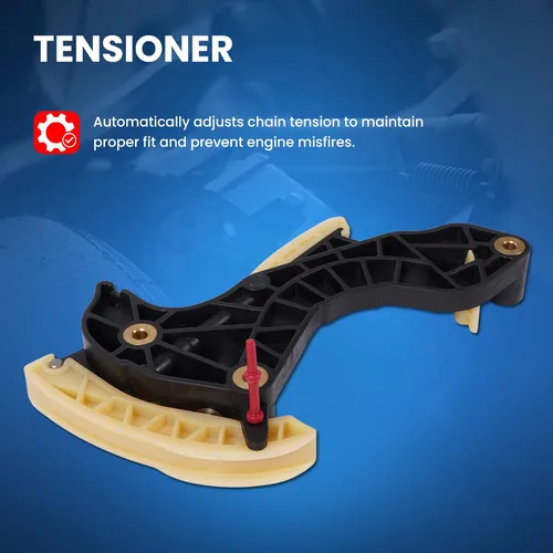 Vista 6 de MOCA Kit de cadena de distribución para Mercedes-Benz 2012-2014 para SLK250 Base Convertible 2 puertas 1.8L y 2012 para C250 4Matic Sedan 4 puertas
