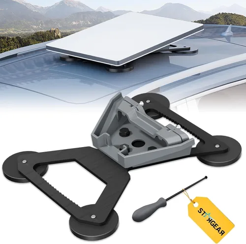 Vista 10 de para Starlink Mini Mount, soporte magnético Starlink ajustable de 200 libras Montaje ajustable