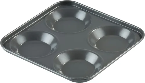 Vista 10 de KB1003 - Bandeja antiadherente de teflón para 12 tazas, longitud de lata, 13.8 in x 10.6 in de ancho, acero al carbono para magdalenas o cupcakes