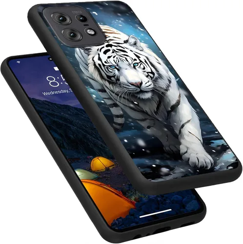 Vista 184 de Funda para Motorola Moto G Play 4G 2024, delgada y ligera, de silicona de TPU suave, color negro, ultrafina, para Motorola Moto G Play 4G 2024, Art
