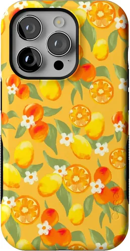 Vista 53 de Casely Funda para iPhone 14 Pro Viva La Vida Frida Kahlo Collage Floral Compatible con MagSafe Diseño protector audaz