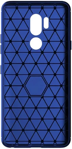 Vista 3 de Asuwish Compatible con LG G7 ThinQ Funda y protector de pantalla de vidrio templado, accesorios de celda, fundas de silicona para LGG7 One G 7 Plus
