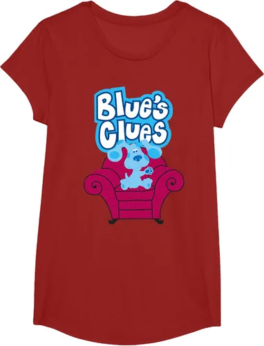 Vista 38 de Camiseta Blue's Clues On Red Sofa Negro