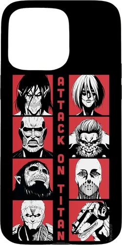 Vista 31 de Attack on Titan Funda Titan Lineup de temporada 4 para iPhone 17