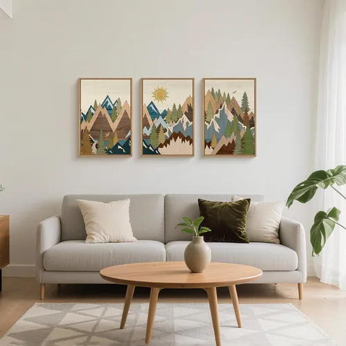 Vista 71 de FWIEXA Juego de Arte de Lienzo Bohemio Enmarcado para Pared, Cuadros Botánicos Verde Salvia Decoración de Pared, Impresiones de Arte de Plantas