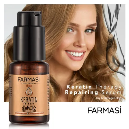 Vista 3 de FARMASi Suero reparador para el cabello con terapia de queratina