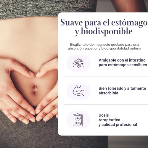 Vista 6 de Suplemento de glicinato de magnesio puro – Magnesio quelado altamente absorbible para apoyar la salud del sueño, los músculos y los nervios