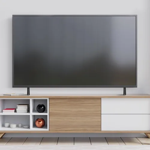 Vista 8 de BESTYASH Soporte universal de repuesto para TV con tornillos, pedestal de TV, patas para televisores inteligentes, base de mesa para sala de estar