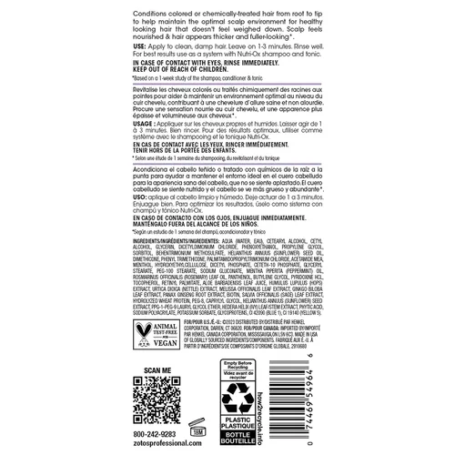 Vista 7 de NUTRI-OX Acondicionador fortificante tratado químicamente para cabello adelgazante teñido Cabello más grueso y de aspecto más completo Probado