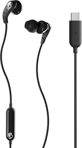 Vista 10 de Skullcandy Set Auriculares con Cable USB-C con Ajuste de Aislamiento de Ruido, Micrófono en Línea para Control de Llamadas y Pistas para iPhone
