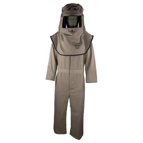 Vista 6 de Kit de arco eléctrico Oberon - 40 CAL - Incluye capucha de arco eléctrico, capa y traje de babero - SERIE CAT