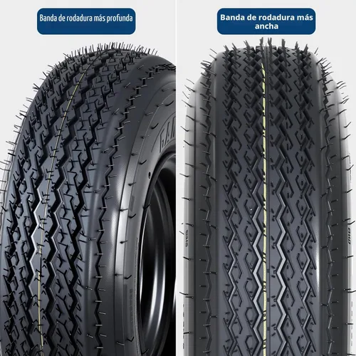 Vista 6 de Garvee 2-Pack 4.80-8 4.80x8 Trailer Tires with 8" Rims