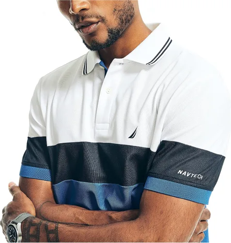 Vista 4 de Nautica Navtech - Polo de ajuste clásico para hombre