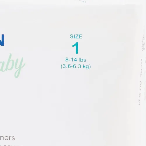 Vista 3 de McKesson Pañales para bebé, talla 1 (8 libras a 14 libras), 20 unidades, 1 paquete