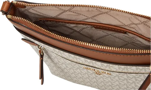 Vista 5 de Michael Kors Jet Set Charm - Bolso cruzado plano grande NorteSur