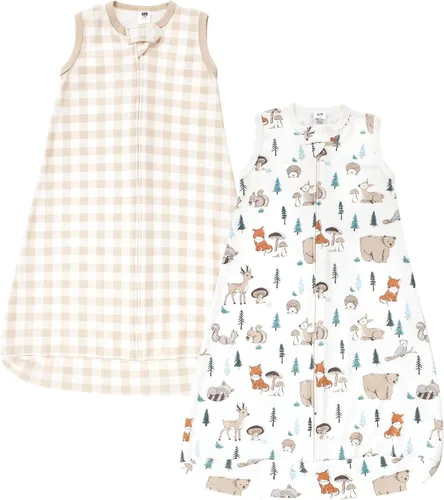Vista 16 de Hudson Baby Saco de dormir unisex de algodón con manga larga para bebé, saco, manta