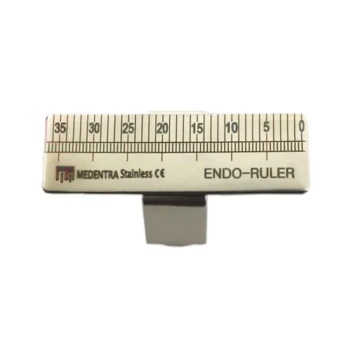 Vista 2 de Regla dental del dedo Endo Gauge Span Medición Escala Anillo Instrumento endodóntico