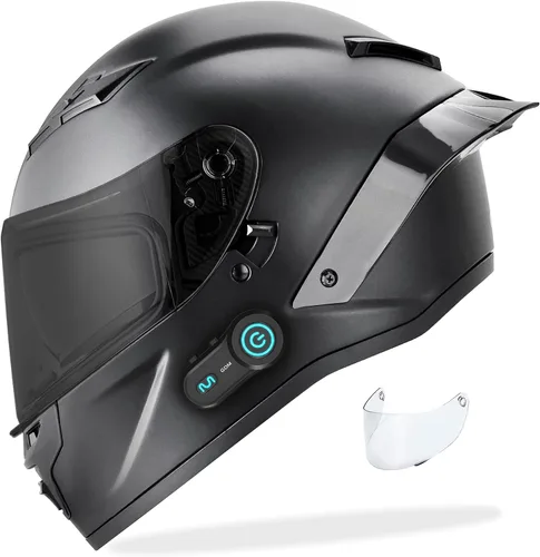 Vista 8 de GDM Casco de motocicleta Demon con Bluetooth