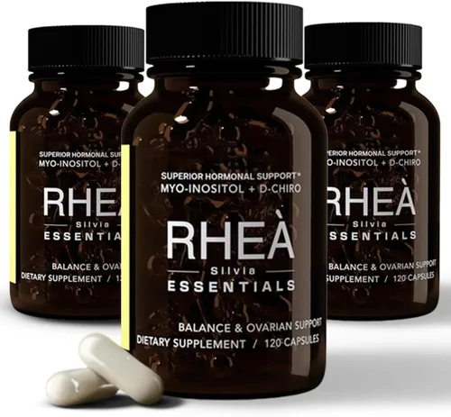 Vista 4 de Rhea Myo-inositol y D-Chiro Inositol Suplemento para mujeres Proporción 40:1 con mioinositol, folato y magnesio 120 cápsulas veganas 30
