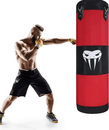 Vista 9 de SOTF Juego de boxeo pesado para adultos, saco de boxeo colgante resistente, sin relleno