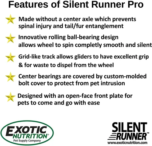 Vista 3 de Silent Runner Pro - Rueda (negro con soporte)