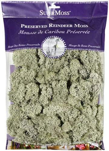 Vista 13 de SuperMoss 21786 Musgo de Reno Preservado Negro, Aprox. 3 lb Estuche a Granel