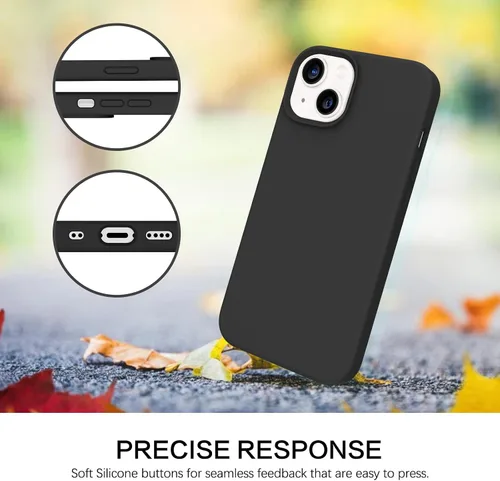 Vista 7 de BENTOBEN Funda para iPhone 13 Mini, iPhone 13 Mini, ajuste delgado, silicona líquida, gel suave, antiarañazos, a prueba de golpes, funda protectora