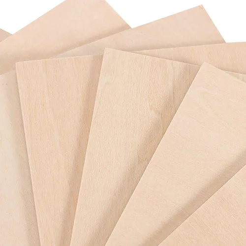 Vista 4 de HOIGON 120 piezas de cuadrados de madera sin terminar de 3 x 3 pulgadas, blanco natural