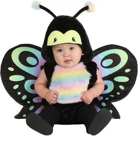 Vista 4 de Mono infantil de mariposa arcoíris