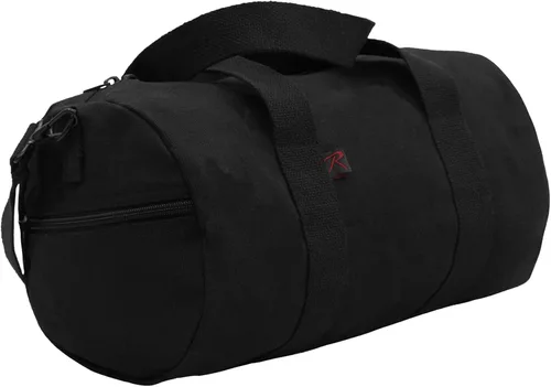 Vista 10 de Rothco Bolsa de Lona de Servicio Pesado para el Hombro Tipo Duffle - Bolsa Resistente de Equipo de Gimnasio y Viaje Gris carbón