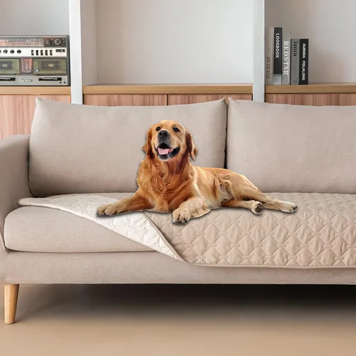 Vista 119 de gogobunny Manta para mascotas 3 veces más resistente, impermeable y a prueba de arañazos; protector de muebles reversible para perros y gatos, funda
