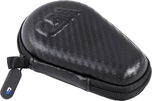 Vista 6 de Casematix Caja de reloj de viaje para relojes de acero inoxidable con banda de metal para hombres y mujeres, hasta 2.205 in Negro