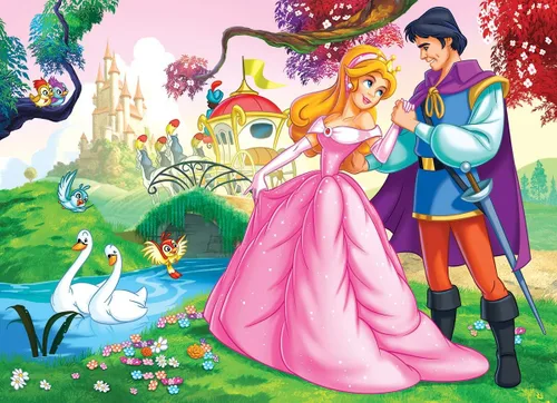 Vista 2 de EuroGraphics Rompecabezas de Cenicienta (100 piezas)
